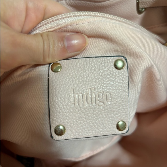 Indigo brand pink and cream mini travel backpack - Picture 6 of 8